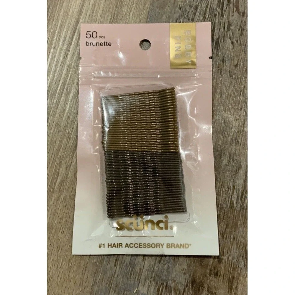 Scunci Elevated Basics Bobby Pins,‎ Brunette, 50-Pieces